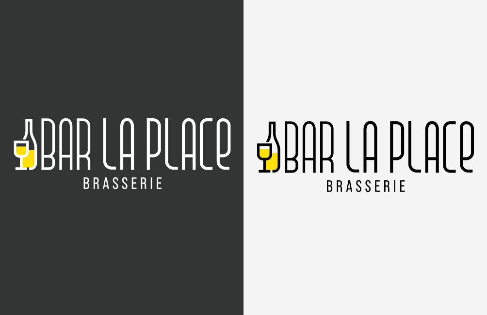 Création du logo pour le Bar La Place