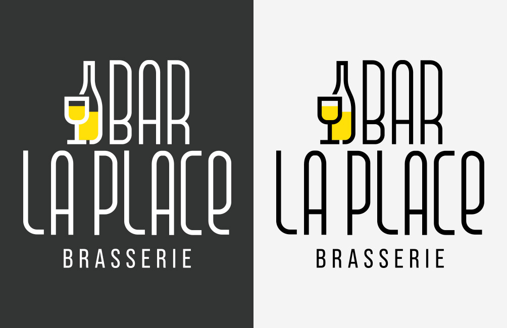 Création du logo pour le Bar La Place